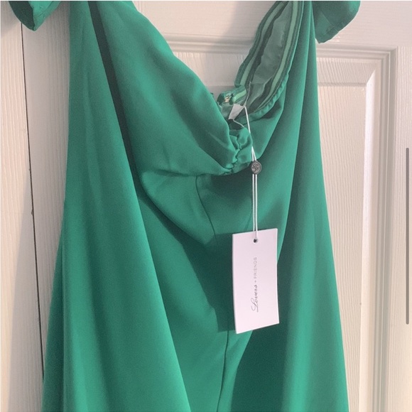 REVOLVE Lovers and Friends Giulia Midi Dress in Kelly Green Size S - Picture 4 of 6
